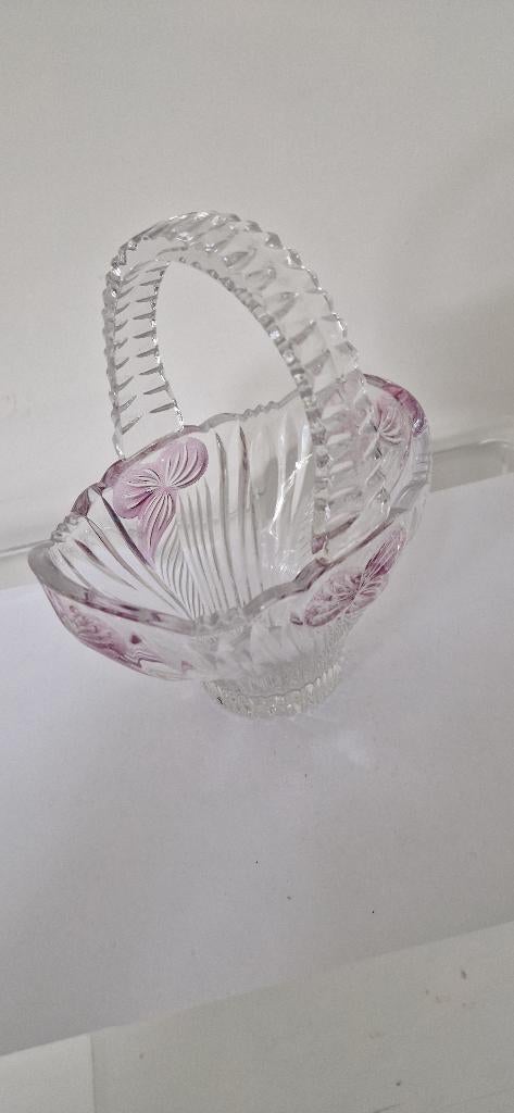 Bonbon Schaaltje en Bonbonnière van loodkristal, Antiek en Kunst, Antiek | Glas en Kristal, Ophalen of Verzenden