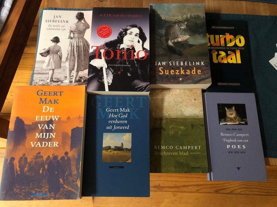 Diverse boeken van Geert Mak, Remco Campert, Jan Siebelink, Ophalen of Verzenden, Gelezen, Nederland