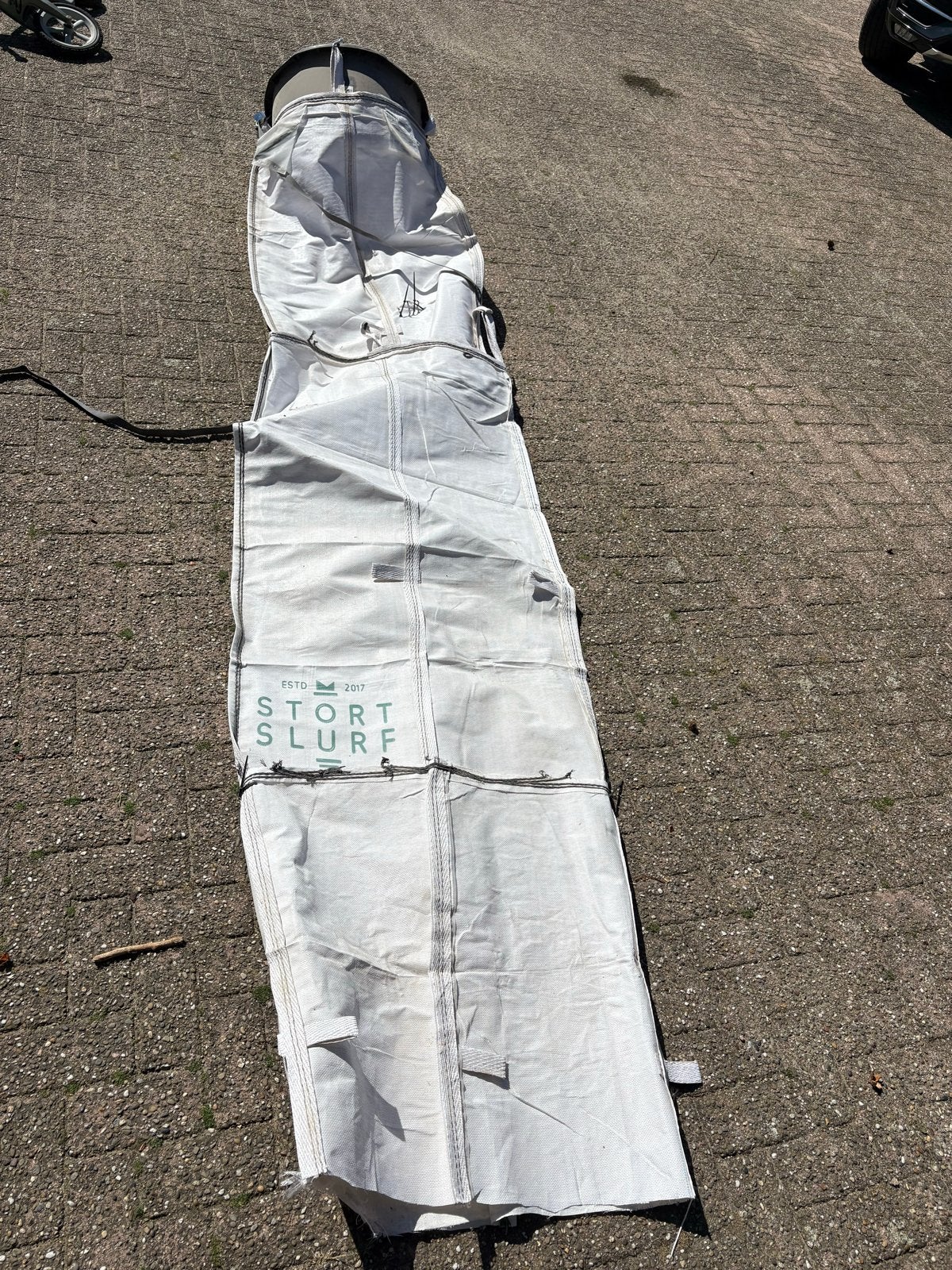 Stortslurf 3,40 meter, Ophalen, Gebruikt
