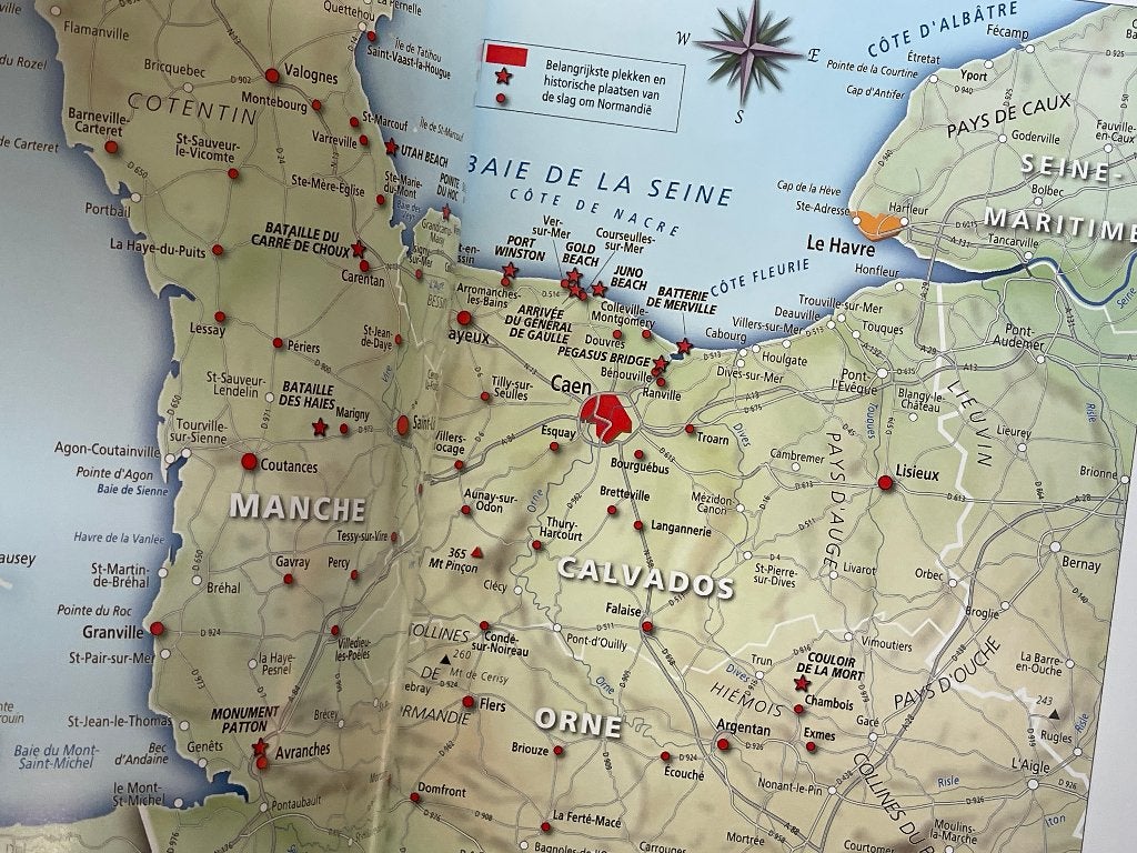 De stranden van de Landing (Historische plaatsen) D-Day WOII, Verzamelen, Ophalen of Verzenden, Nederland, Boek of Tijdschrift