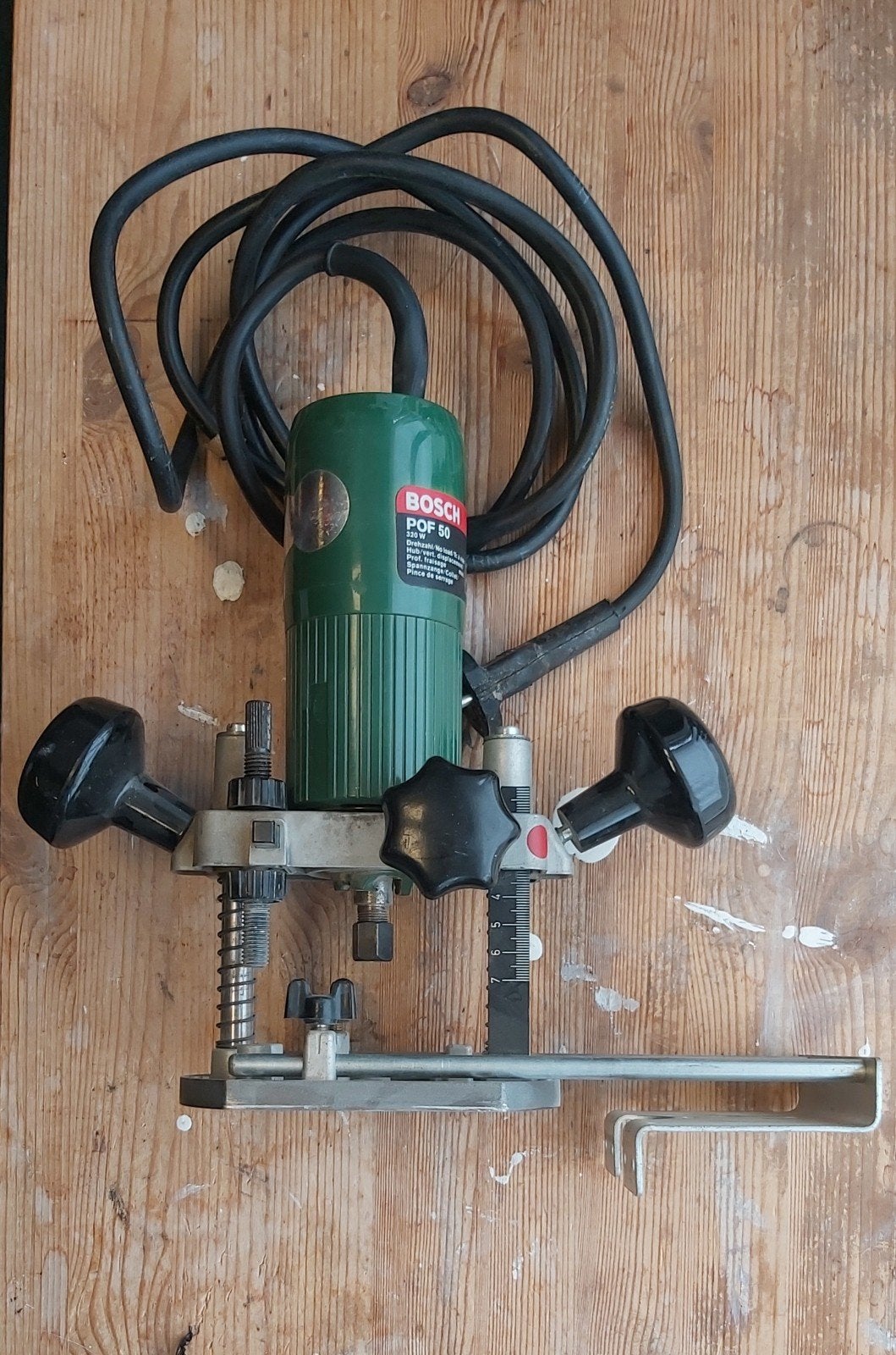 Bovenfrees Bosch, Doe-het-zelf en Verbouw, Gereedschap | Freesmachines, Ophalen of Verzenden, Gebruikt, Elektrisch, Bovenfrees