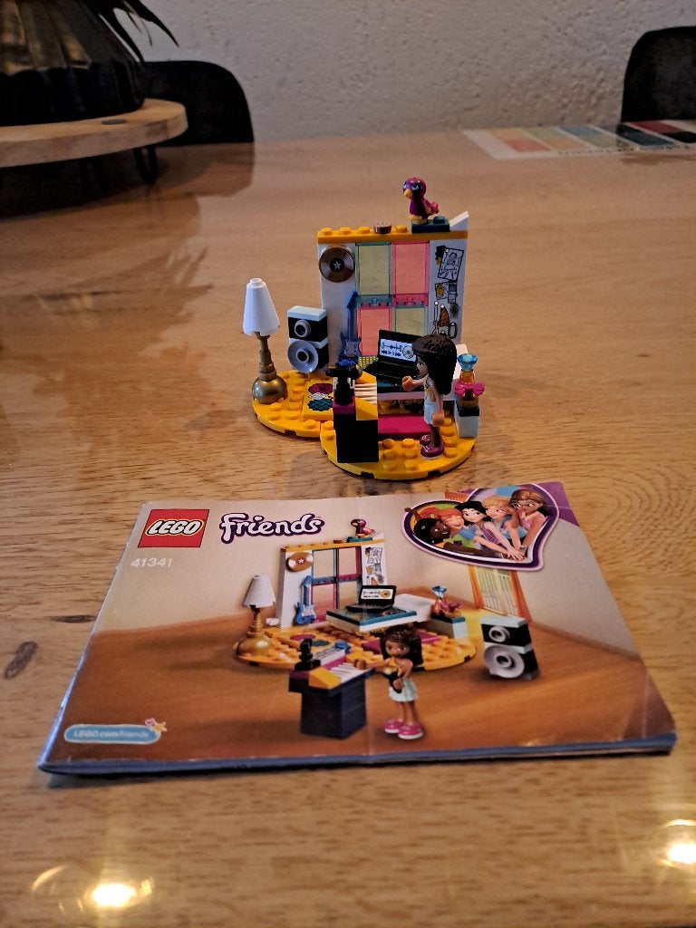 Lego friends 41341 Andrea's slaapkamer, Compleet, Lego, Friends, Ophalen of Verzenden