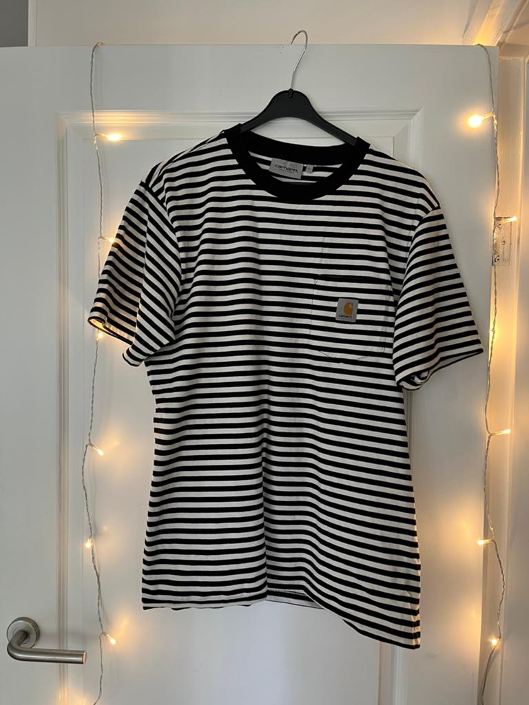 carhartt t-shirt, Kleding | Dames, T-shirts, Ophalen of Verzenden, Zo goed als nieuw, Wit, Korte mouw