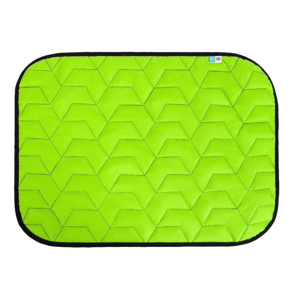 AiryVest Hondenkussen Omkeerbaar L 100x70 cm Lime -45%!!!, Ophalen of Verzenden, Nieuw, Polyester