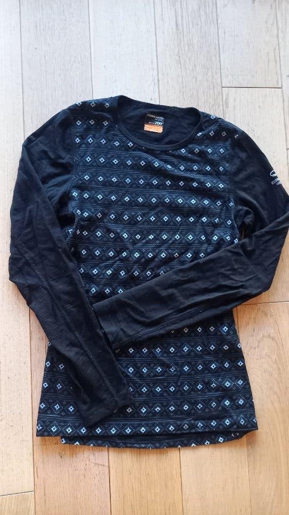 Icebreaker shirt, Zwart, Ophalen of Verzenden, Zo goed als nieuw, Icebreaker