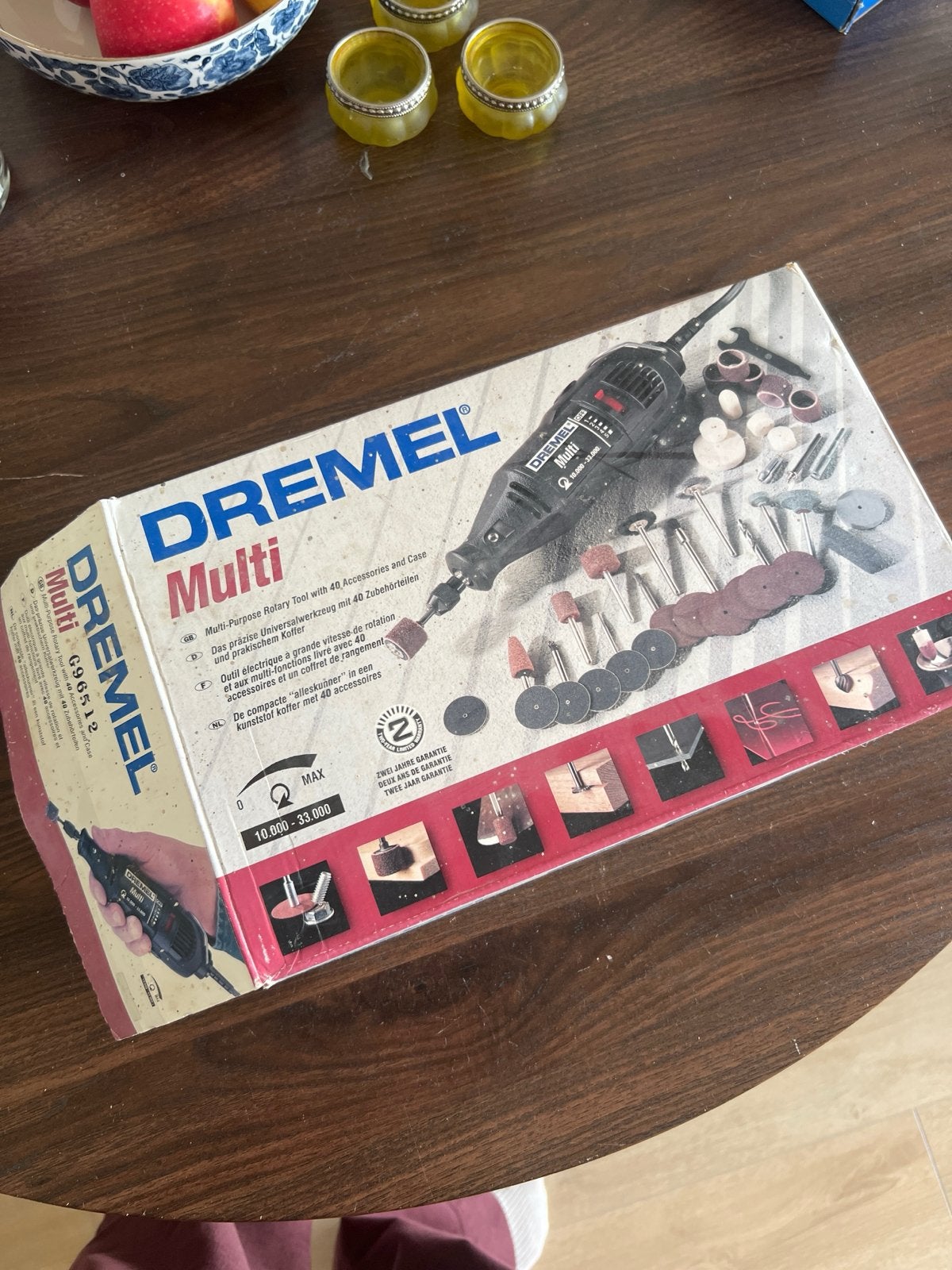 Dremel Multi met tegel snijhulpstuk, Ophalen, Gebruikt