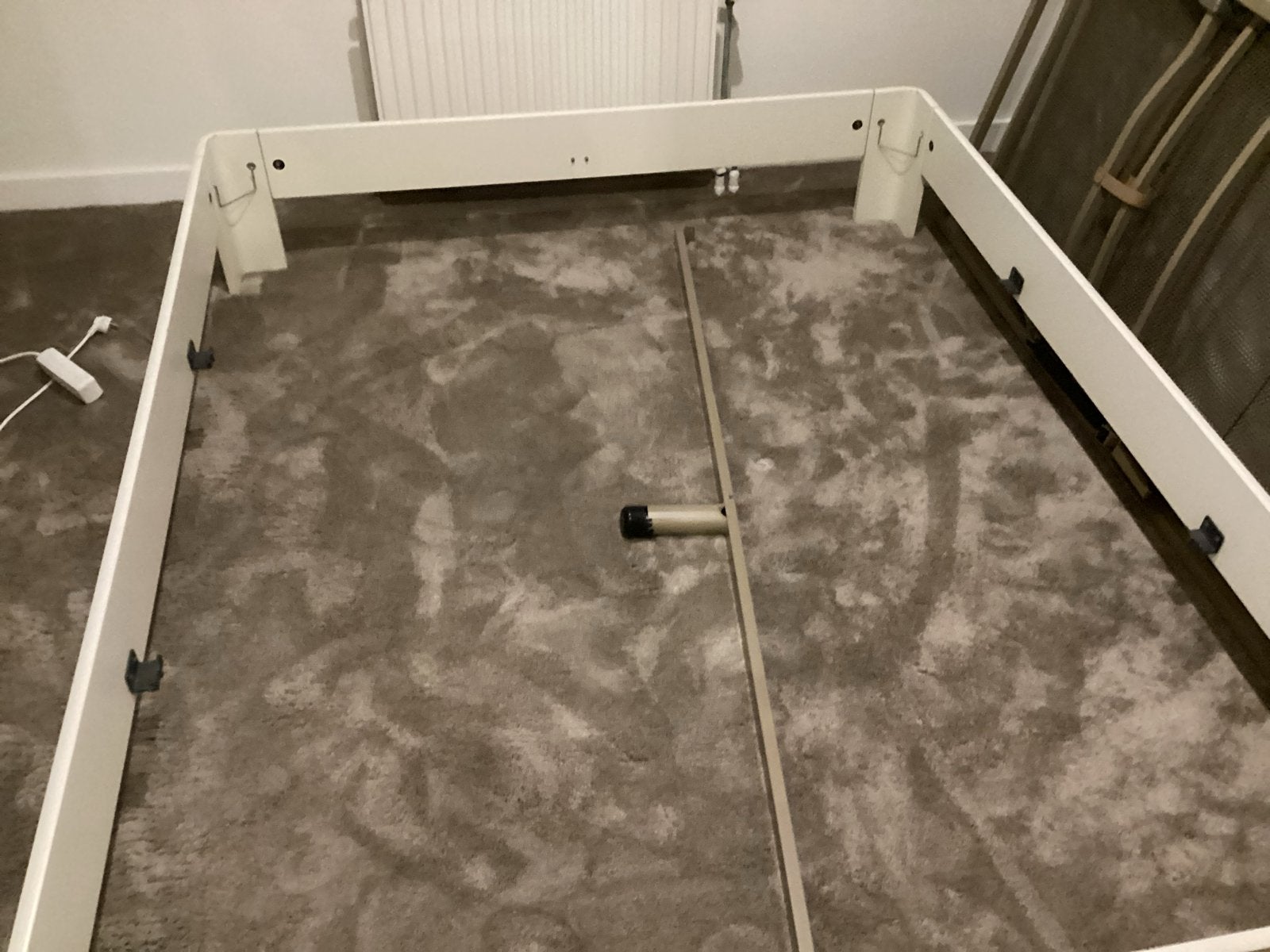 Auping Tweepersoonsbed  wit 160/200 cm., Ophalen, Overige materialen, Wit, Tweepersoons