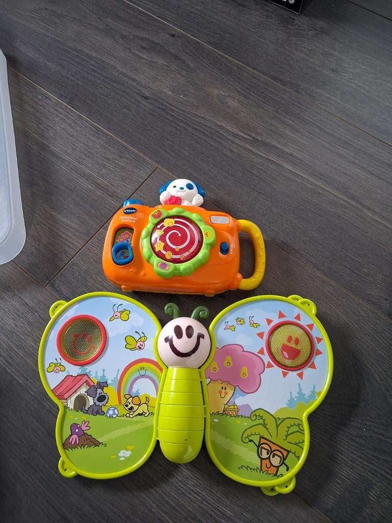 Vtech camera en vlinder speelgoed, Ophalen of Verzenden
