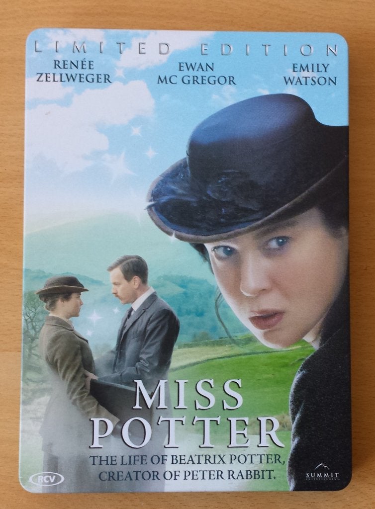 DVD Miss Potter Lim.Edition - auteur Peter Rabbit - 2009, Cd's en Dvd's, Vanaf 12 jaar, Ophalen of Verzenden, Gebruikt, Waargebeurd drama