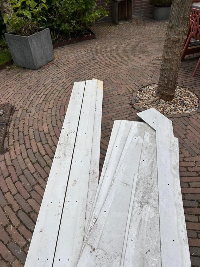 Trespa reststukken, Ophalen, Minder dan 25 mm, Balk, Minder dan 200 cm