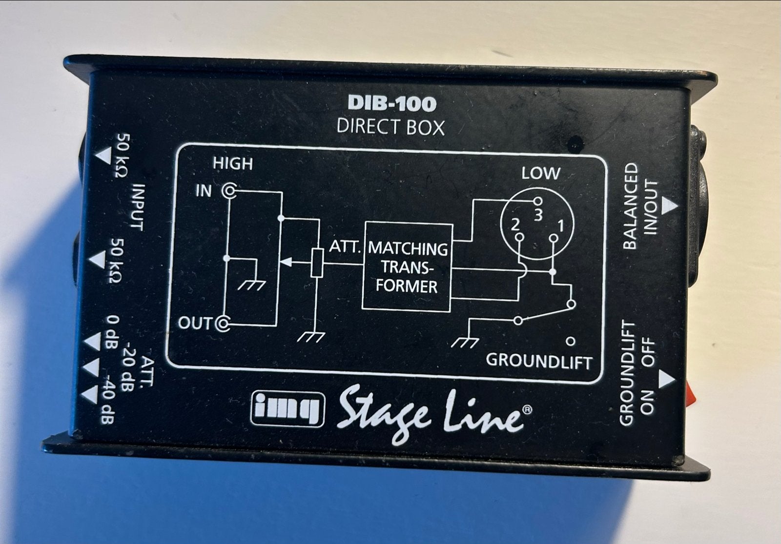 IMG Stage Line DIB-100 Direct Box, Ophalen of Verzenden, Gebruikt, Overige typen