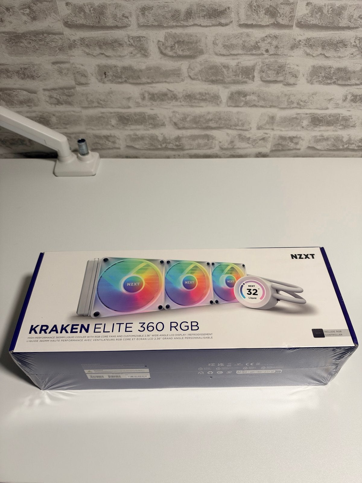 NZXT Kraken Elite 360 RGB white Waterkoeling - Nieuw in doos, Ophalen of Verzenden, Nieuw, Waterkoeling