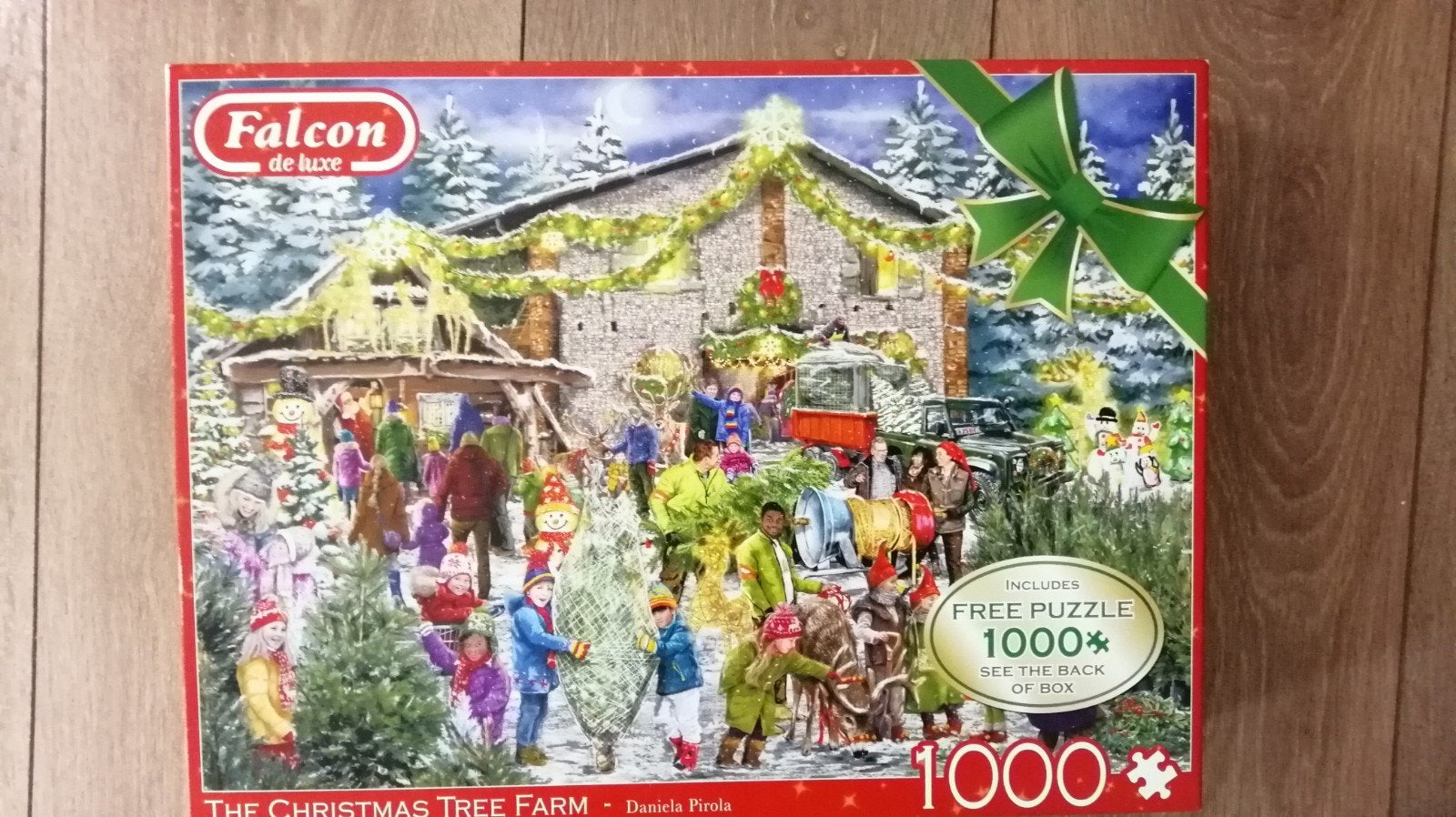 Falcon puzzel (2 puzzels)., Ophalen, 500 t/m 1500 stukjes, Gebruikt, Legpuzzel