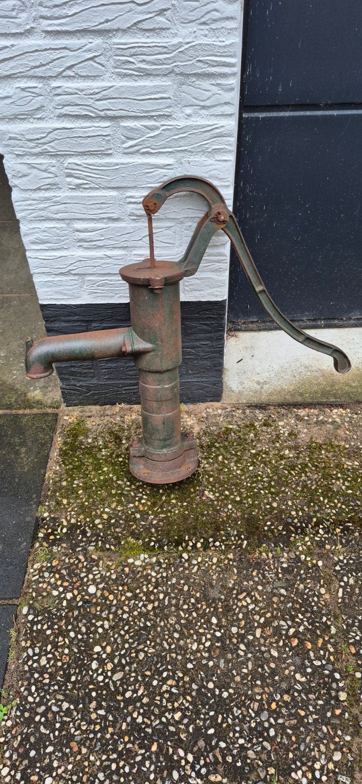 Antieke handwaterpomp, Ophalen of Verzenden, Gebruikt, Handmatig, Bronpomp