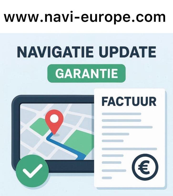 Navigatie Update Europa 2026 - 12 Maanden Garantie!, Verzenden, Nieuw