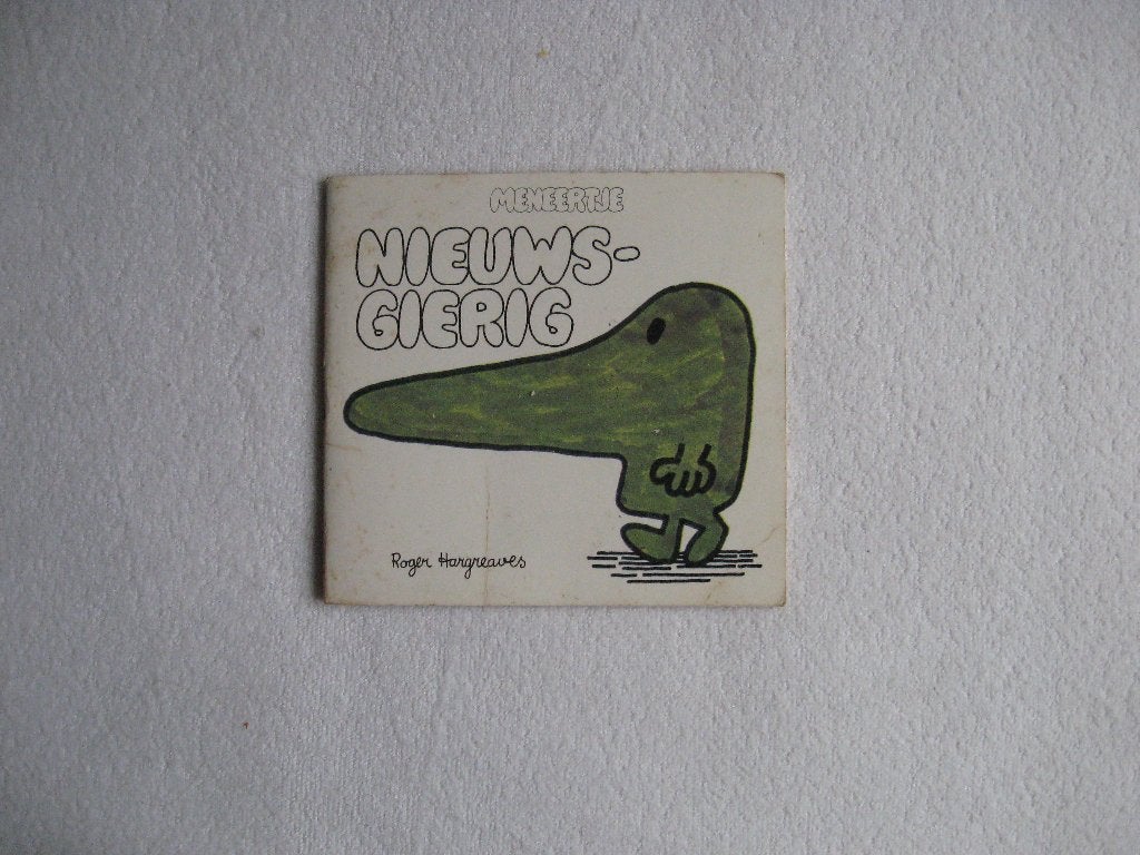 Roger Hargreaves - Meneertje Nieuwsgierig, Ophalen of Verzenden, Overige figuren, Gebruikt, Boek of Spel
