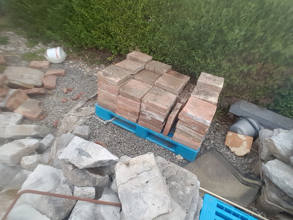 Terracotta tegels, Ophalen, Keramiek, Zo goed als nieuw, 20 tot 40 cm
