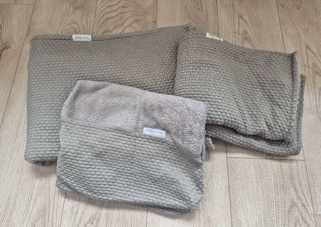 Set Baby's Only wiegdeken, ledikantdeken, aankleedkussenhoe, Kinderen en Baby's, Dekens, Slaapzakjes en Inbakerproducten, Groen
