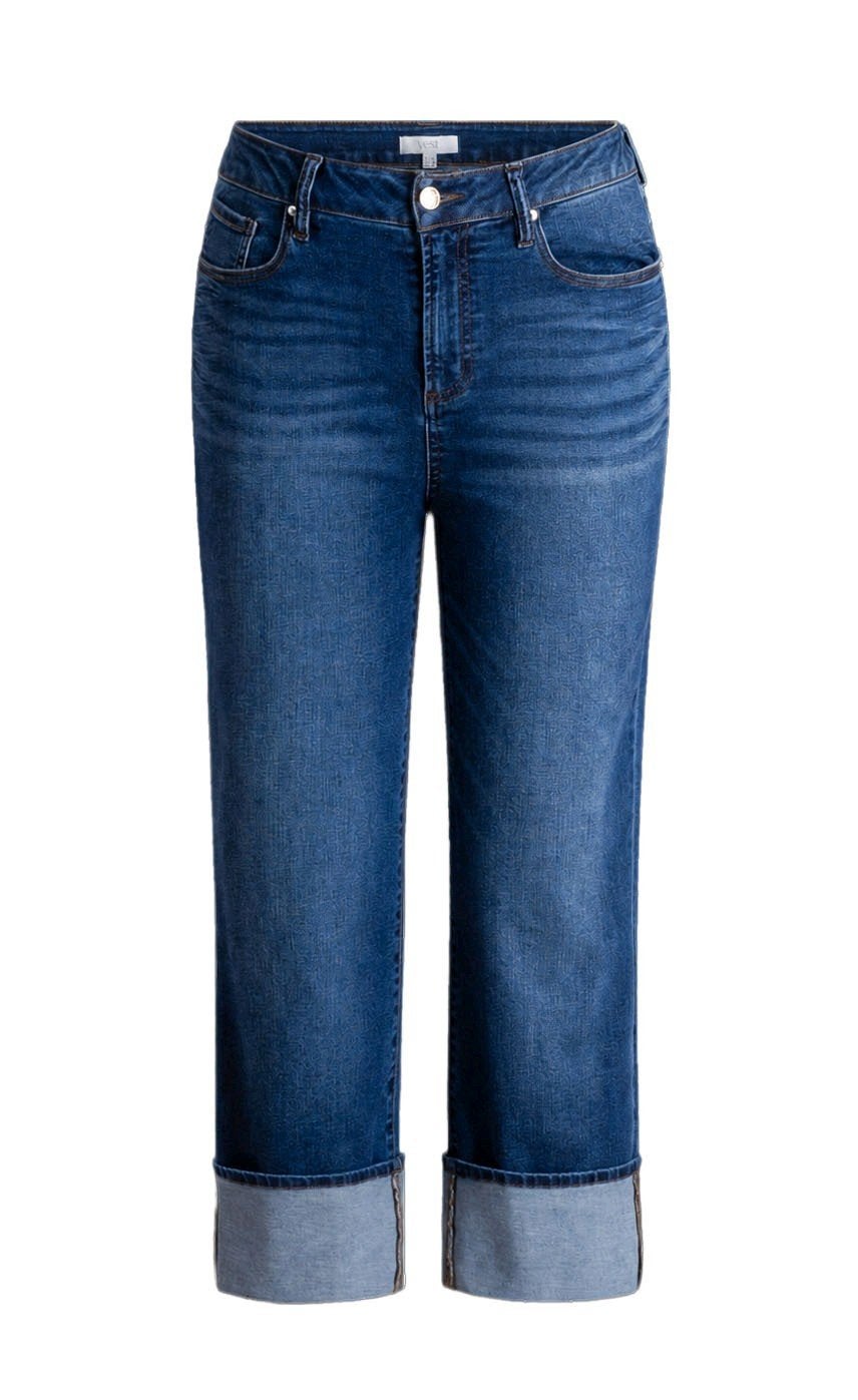 Yest Curve 7/8 cropped jeans Tine Maat 54/56 (4), Blauw, Yest Curve, Nieuw, Ophalen of Verzenden