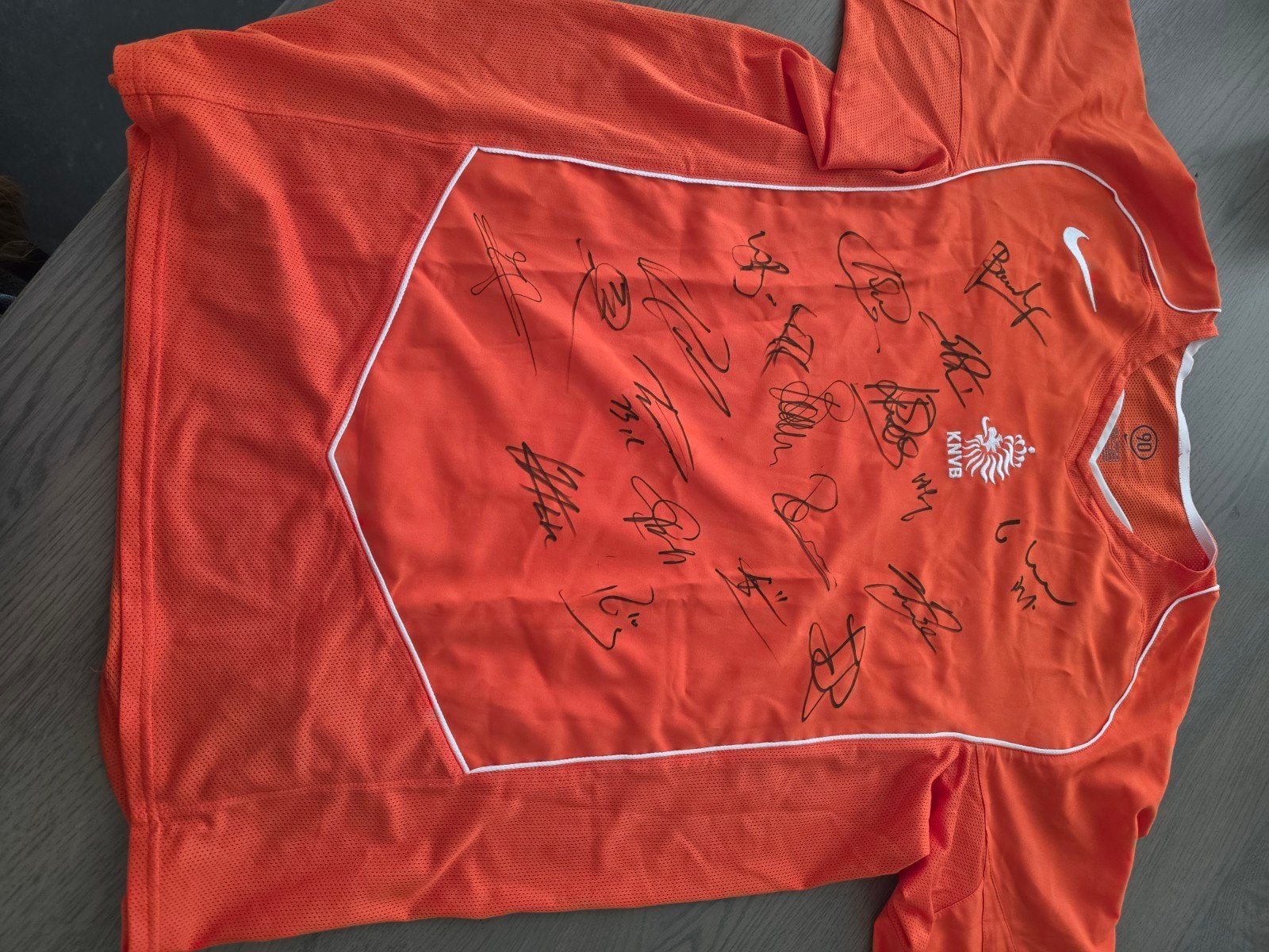 Gesigneerd Oranje Shirt - EK 2000 Selectie, Ophalen of Verzenden, Nieuw, Shirt
