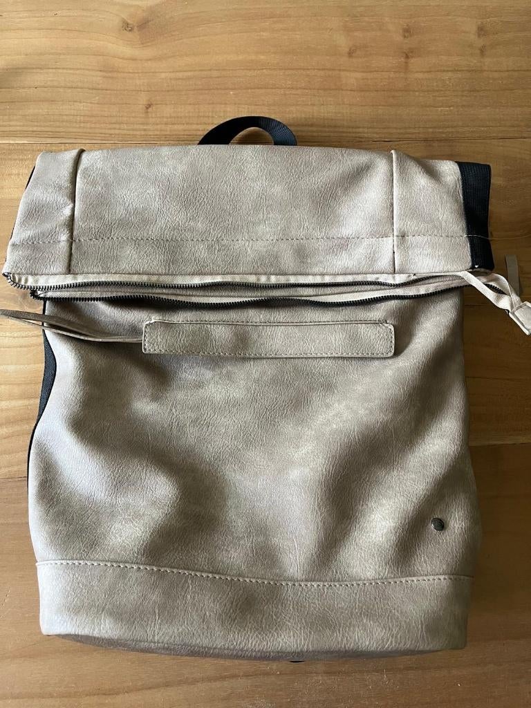 Mooi rugtas taupe, merk I'm Dutch, Sieraden, Tassen en Uiterlijk, Tassen | Rugtassen, Ophalen of Verzenden, Nieuw, Overige merken