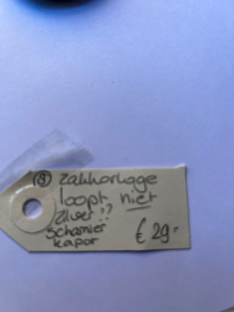 Zakhorloge, loopt niet, Overige merken, Overige materialen, Zakhorloge, Alphen aan den rijn