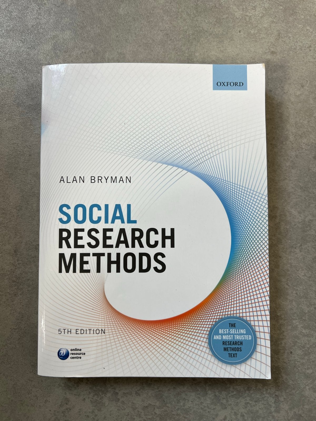 Social Research Methods - Alan Bryman (5th Edition), Ophalen of Verzenden, Gamma, Zo goed als nieuw, WO