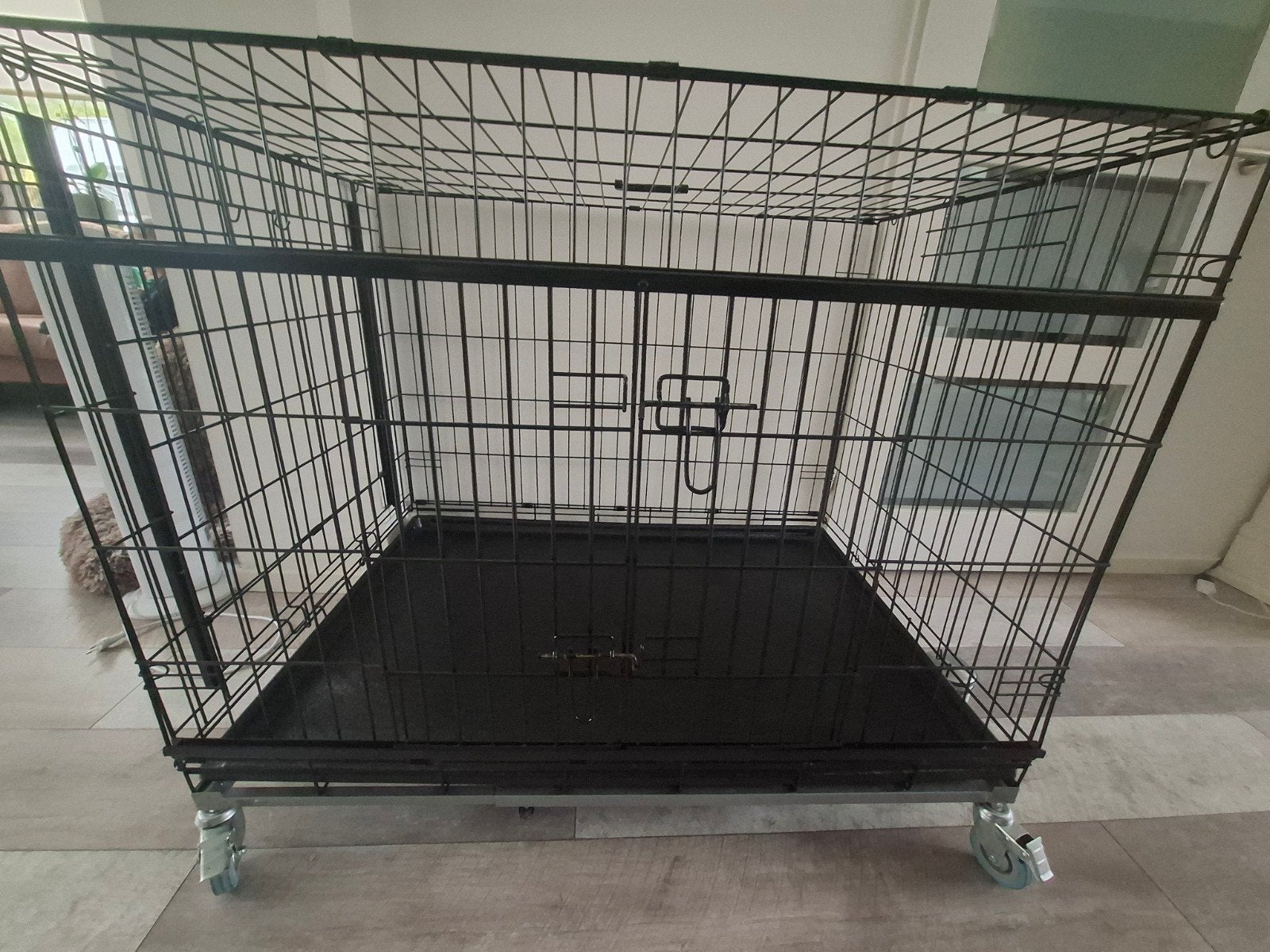 Adori grote honden bench met wielen frame, Ophalen, Gebruikt