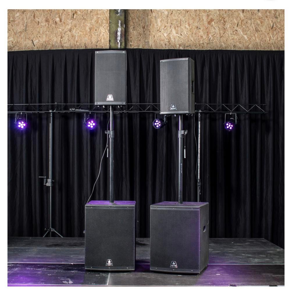 Te Huur: Professionele Geluidsinstallatie, Zo goed als nieuw, Complete surroundset, 120 watt of meer, Ophalen