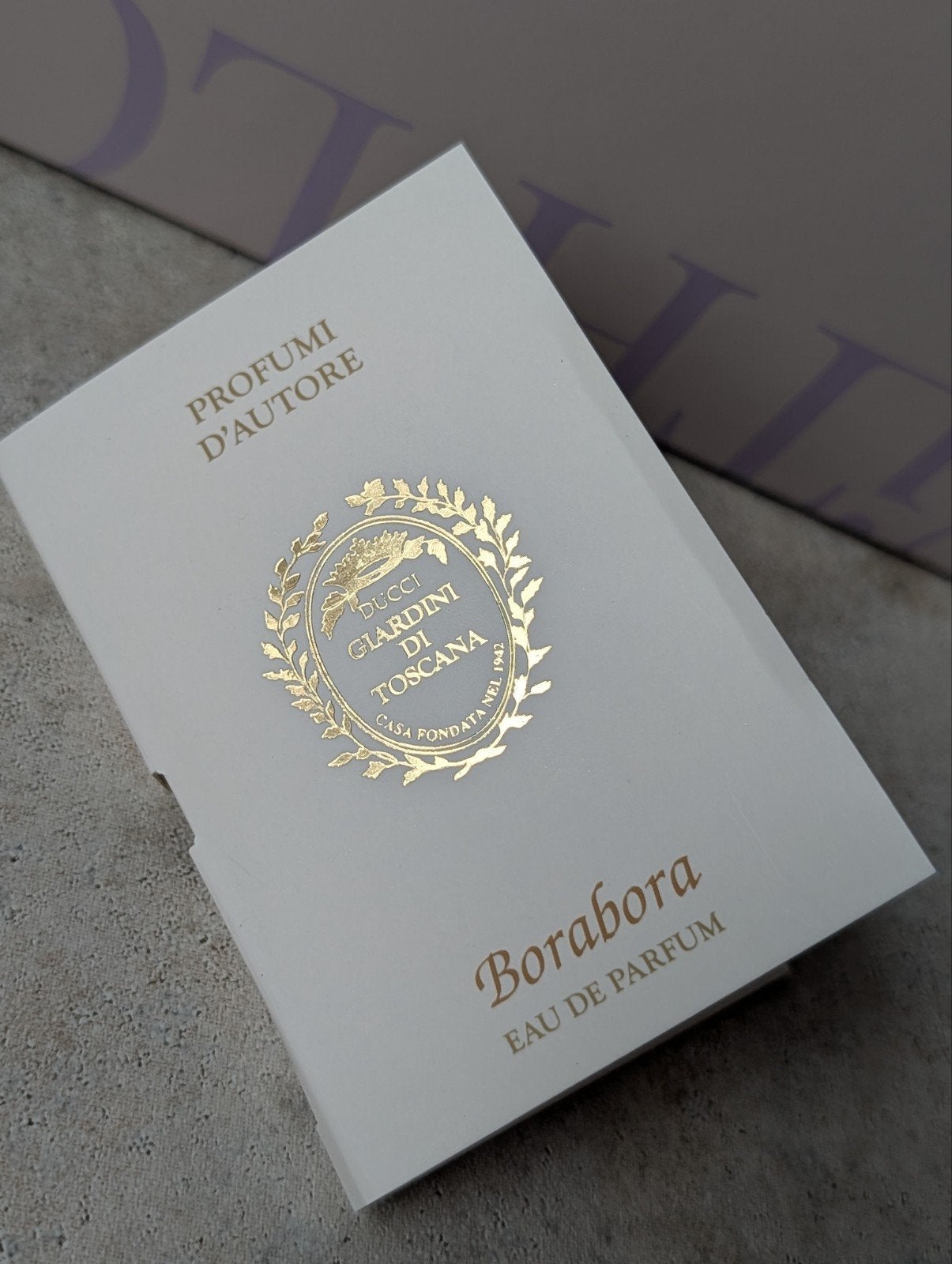 Giardini di Toscana Borabora Eau de Parfum Sample, Ophalen of Verzenden, Nieuw