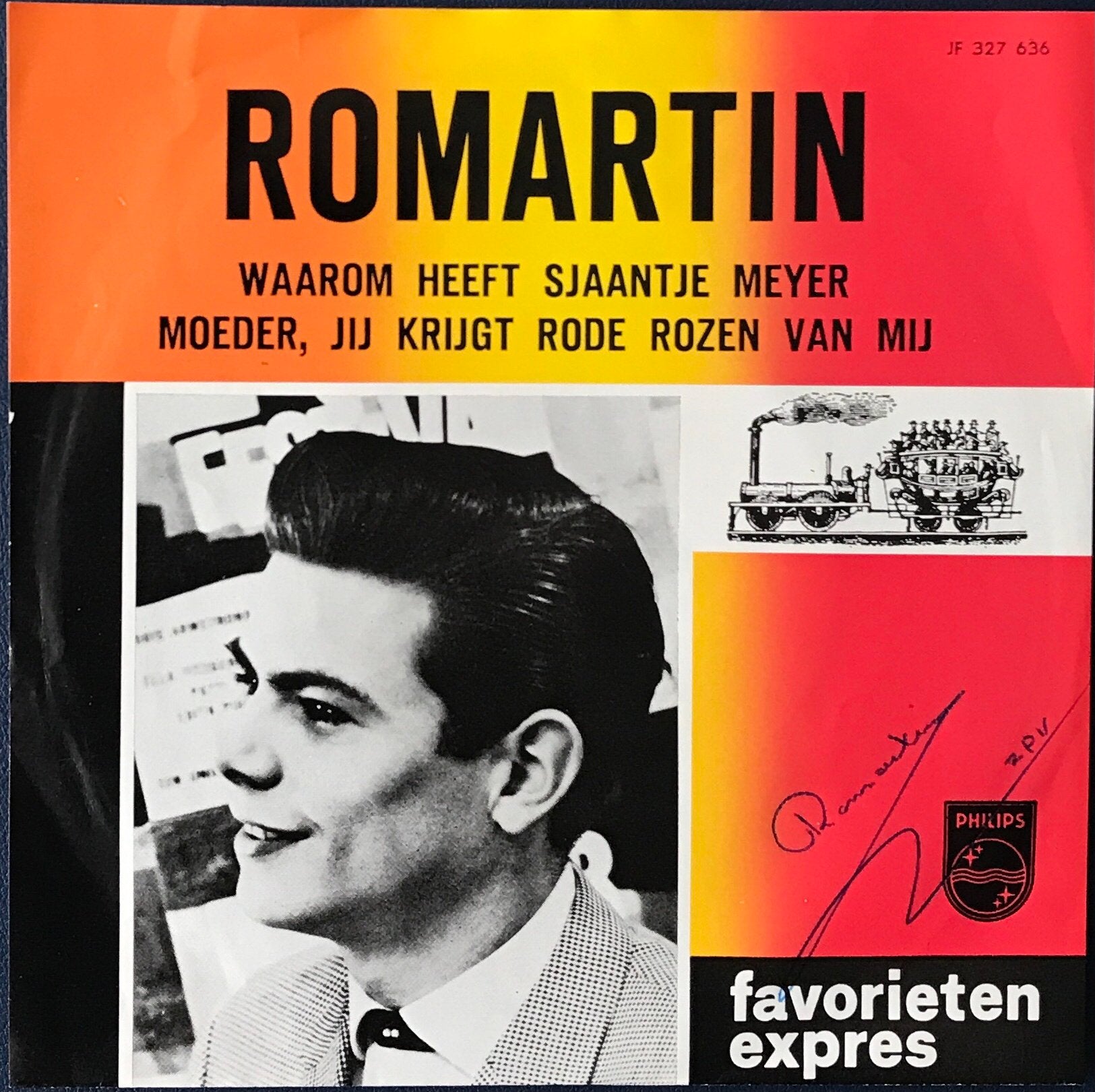 ROMARTIN - Waarom heeft Sjaantje Meyer (mét handtekening), Cd's en Dvd's, Verzenden, Zo goed als nieuw, 7 inch