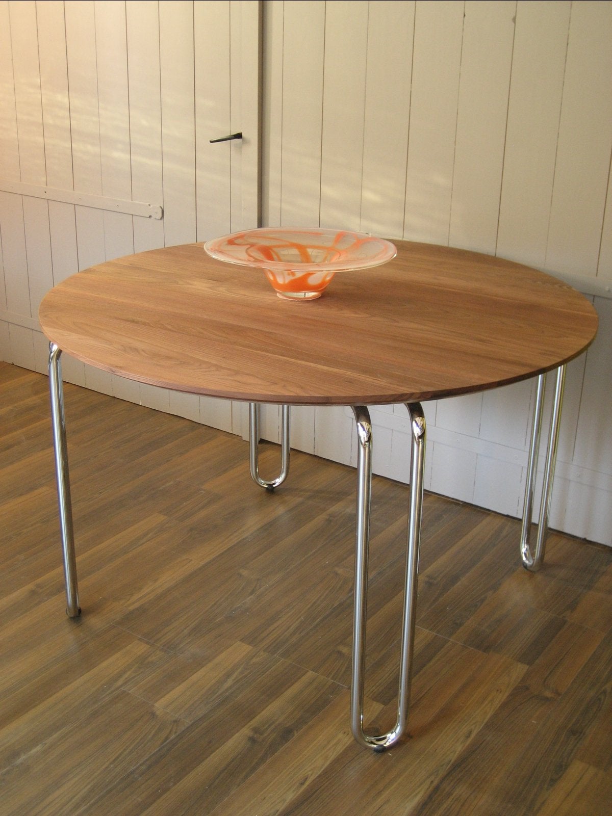 Set van 4 chromen tafelpoten, Ophalen, Tafelpoot, Minder dan 50 cm, Gebruikt