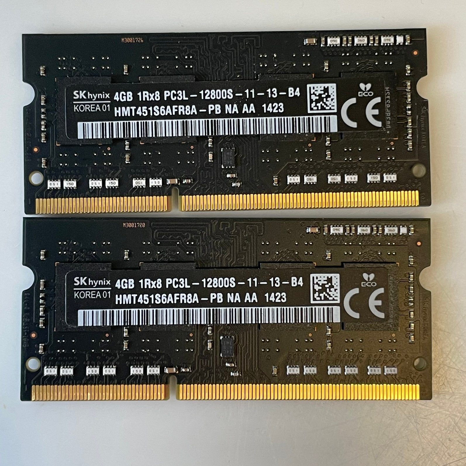 2x 4gb DDR3L 1600Mhz pc3l 12800s hynix geheugen apple imac, Computers en Software, RAM geheugen, Ophalen, Zo goed als nieuw, DDR3