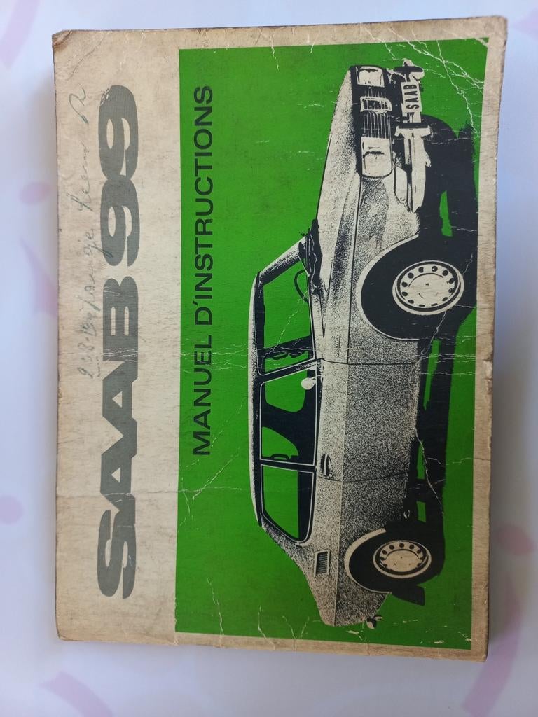 Boekje van SAAB 99, Ophalen of Verzenden