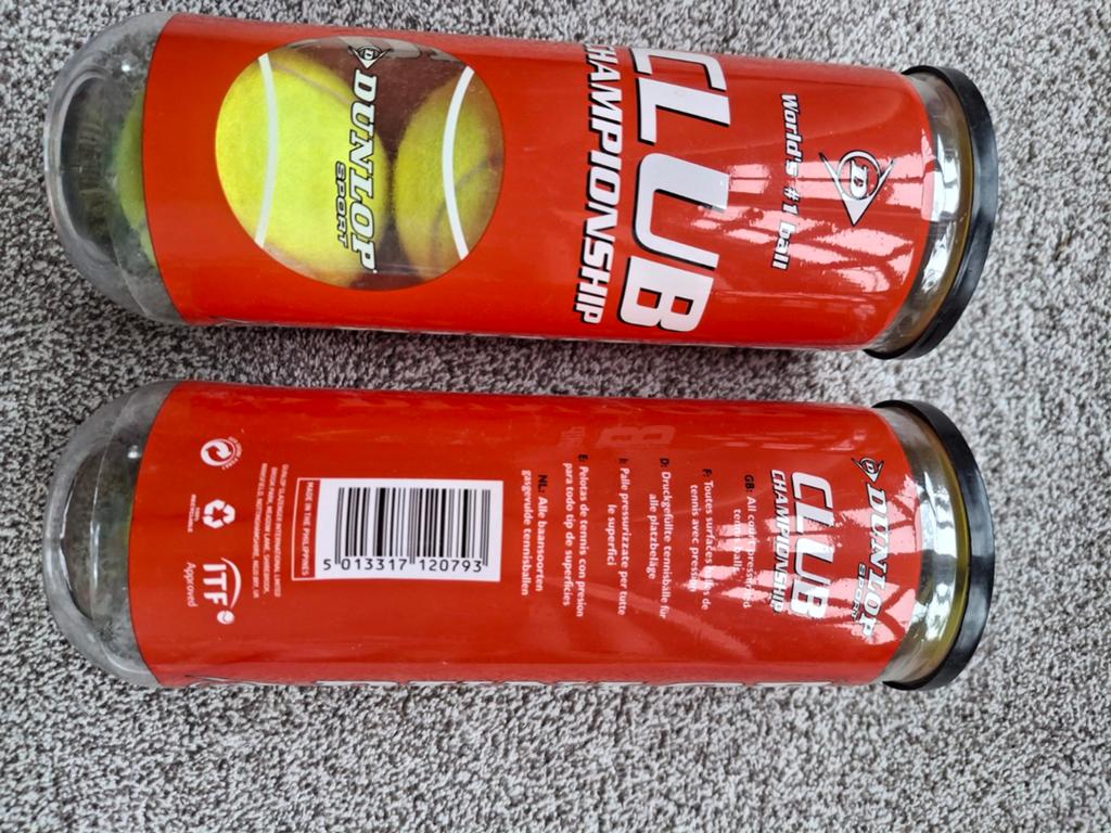 Dunlop tennisballen, Sport en Fitness, Tennis, Ballen, L00, Nieuw, Ophalen of Verzenden
