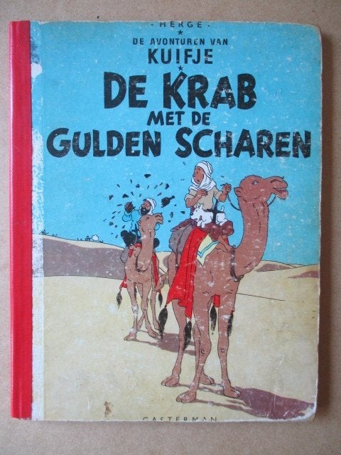 ad000328 kuifje - de krab met de gulden scharen hc, Boeken, Eén stripboek, Ophalen, Gelezen