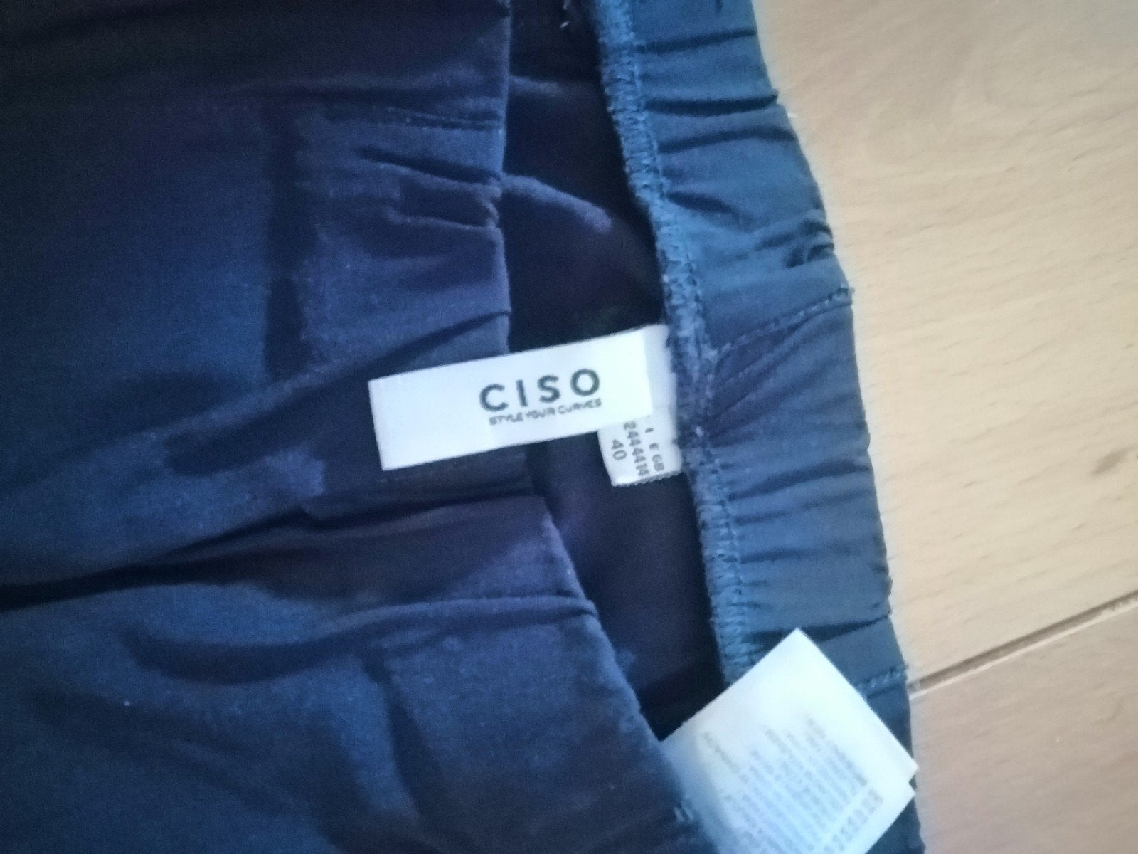 Donkerblauwe CISO driekwart broek, maat 40, Kleding | Dames, Maat 38/40 (M), CISO, Blauw, Ophalen of Verzenden