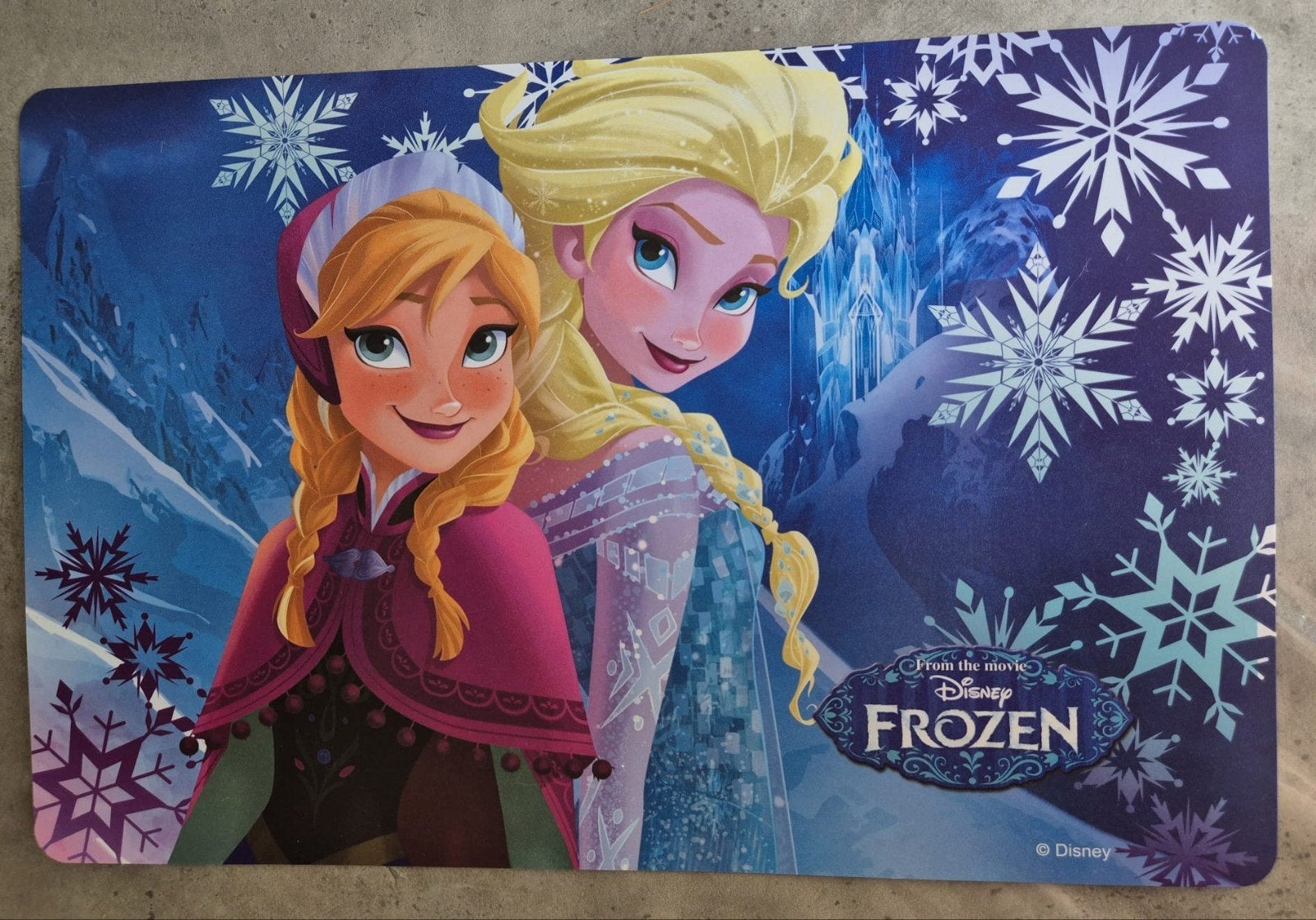 Frozen placemat Anna en Elsa Disney, Ophalen, Nieuw, Meisje