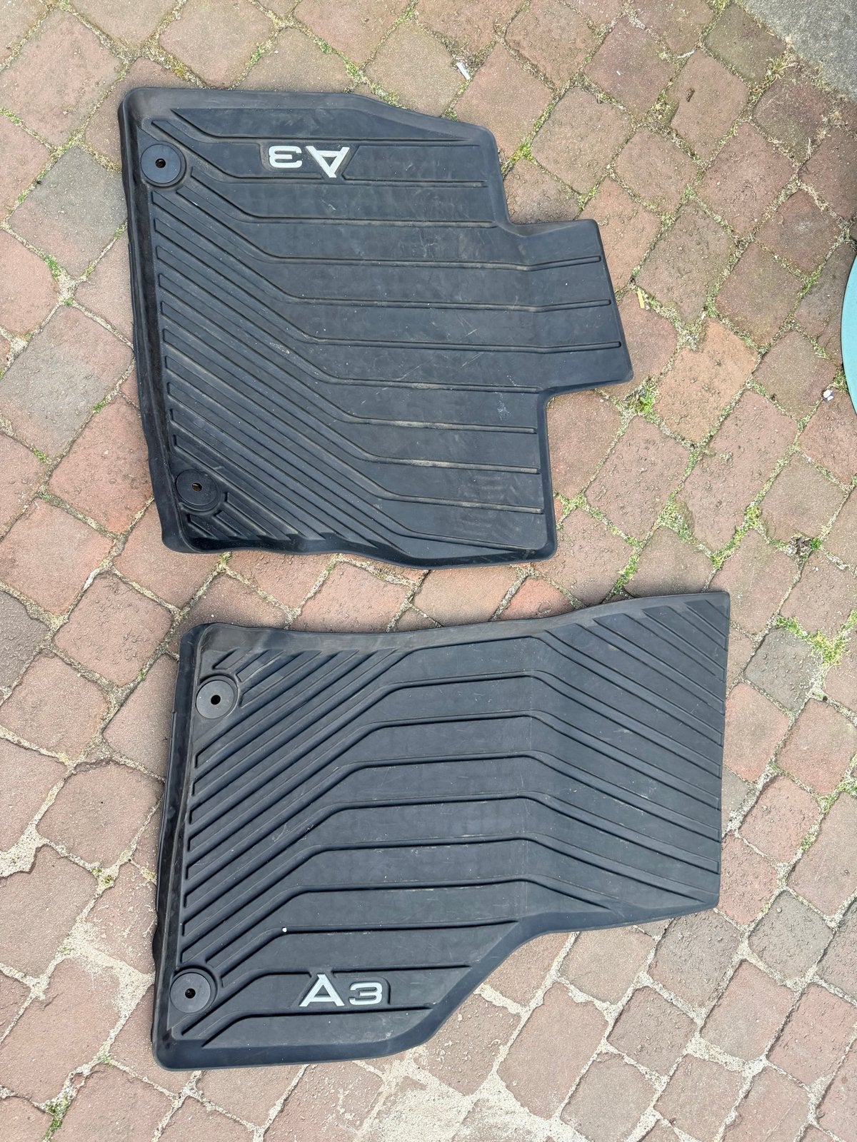 Rubberen matten voor Audi A3 (voorin), Auto diversen, Automatten, Ophalen of Verzenden, Gebruikt