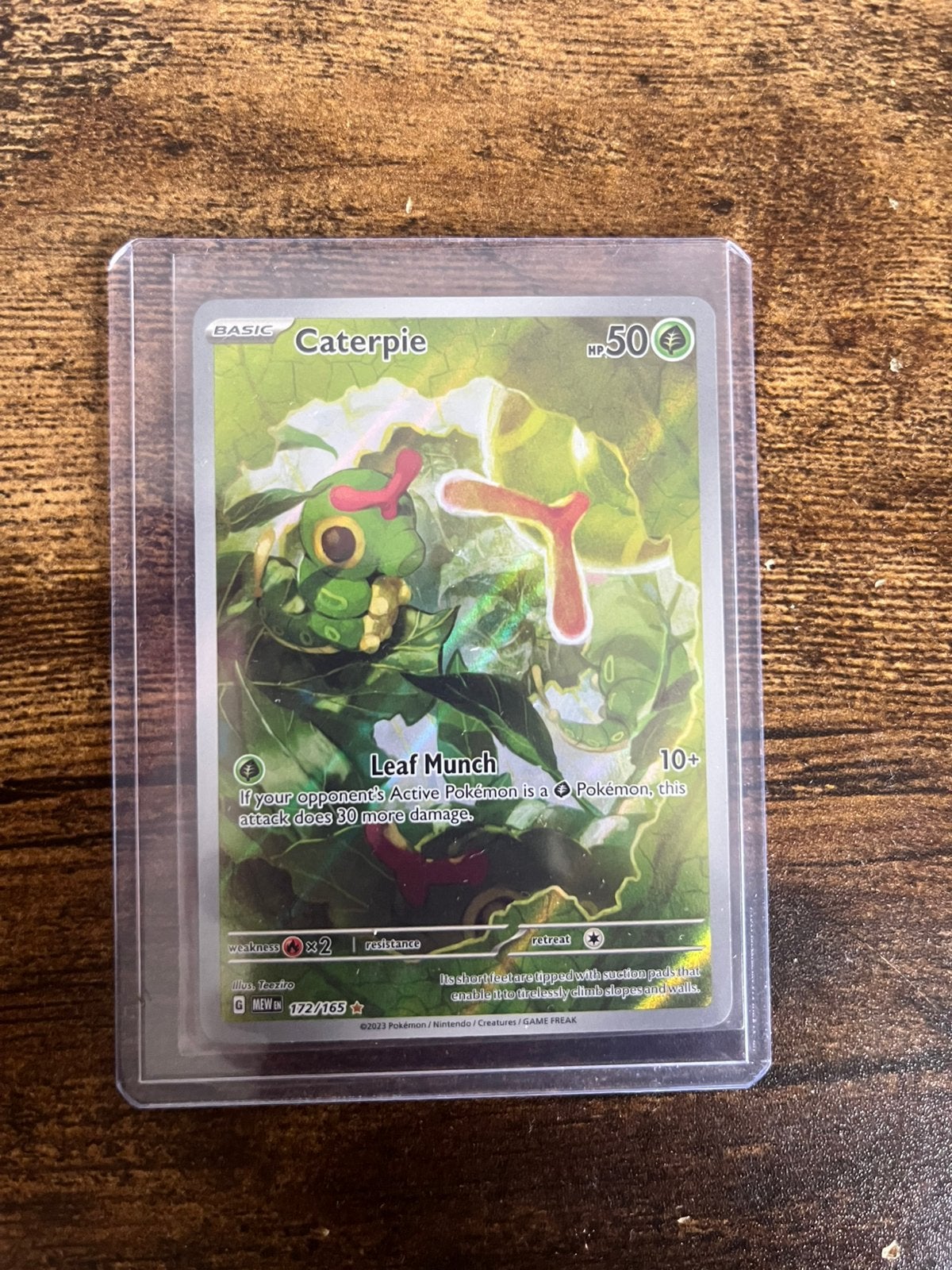 Caterpie, #172, Ophalen of Verzenden, Nieuw, Losse kaart, Foil