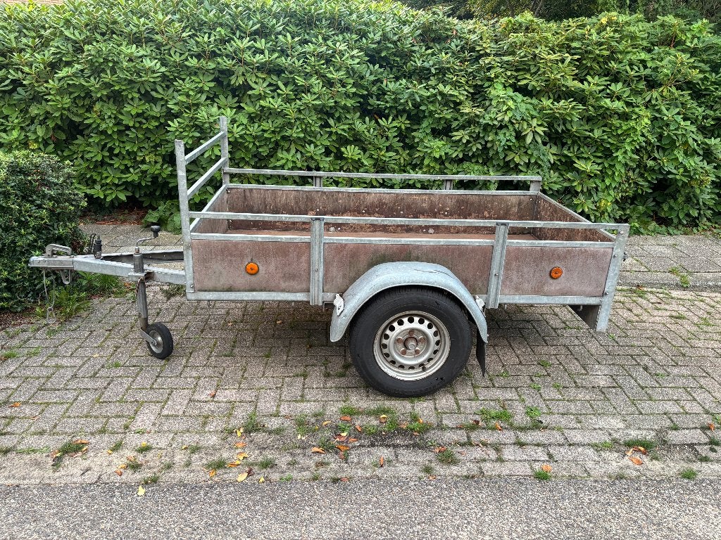 Degelijke Aanhanger - 750kg - Ongeremd - Enkelasser, Ophalen, Gebruikt
