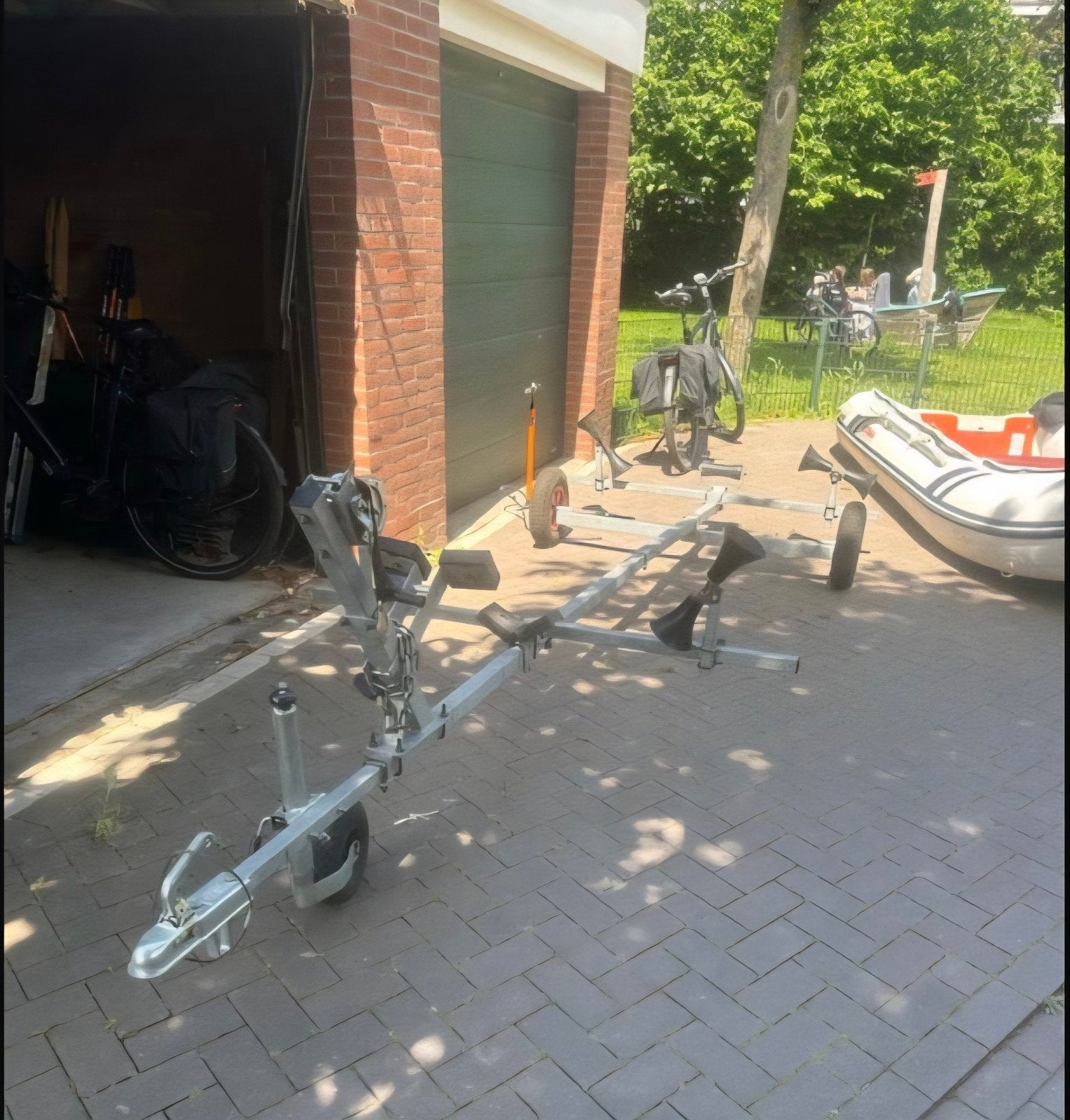 trailer inklapbaar, Ophalen of Verzenden, Beton, Klinkers