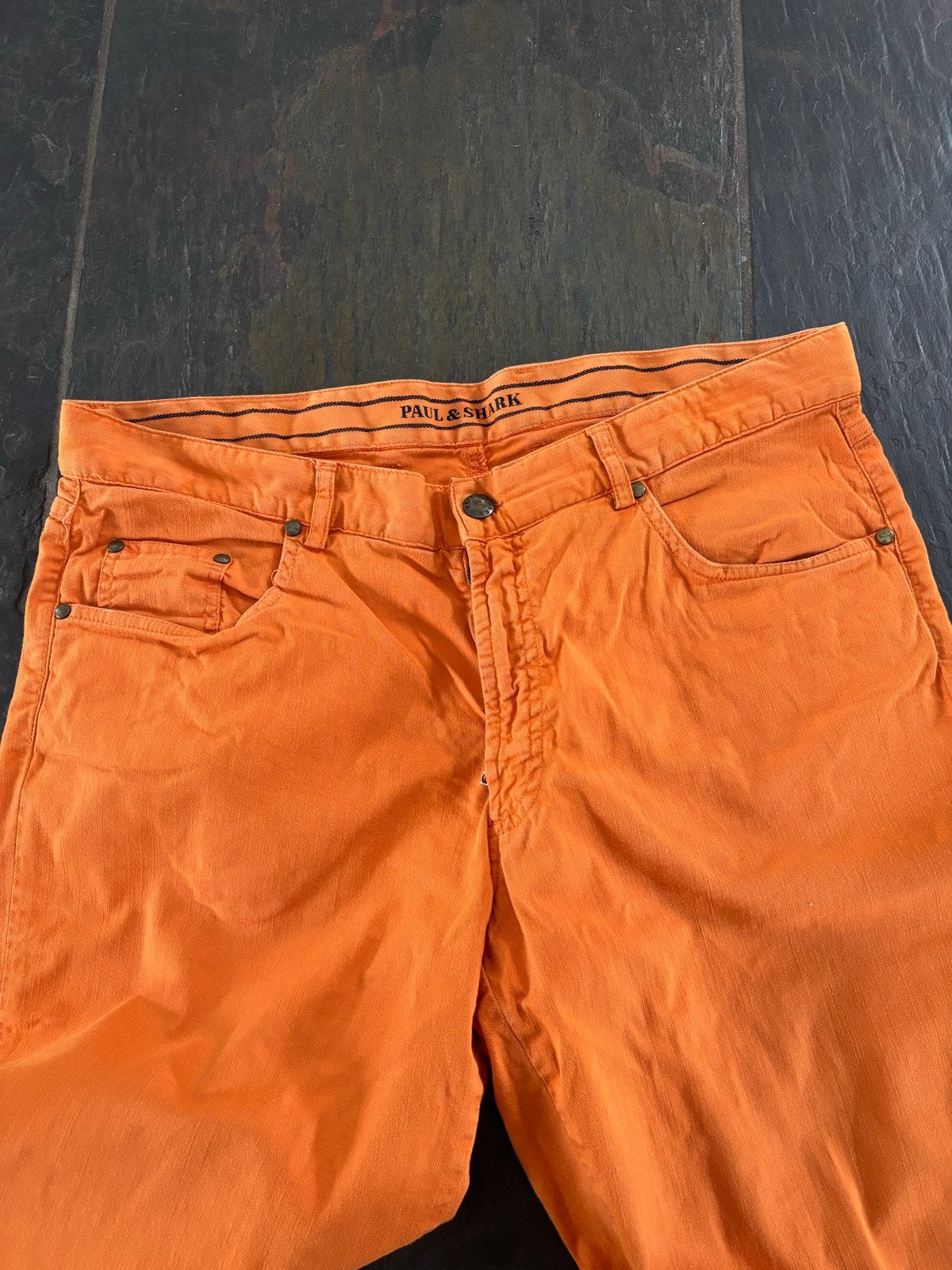 Paul & Shark Yachting Lange Pijpen - Oranje - Maat 54, Kleding | Heren, Ophalen of Verzenden, Gedragen, Maat 52/54 (L), Oranje