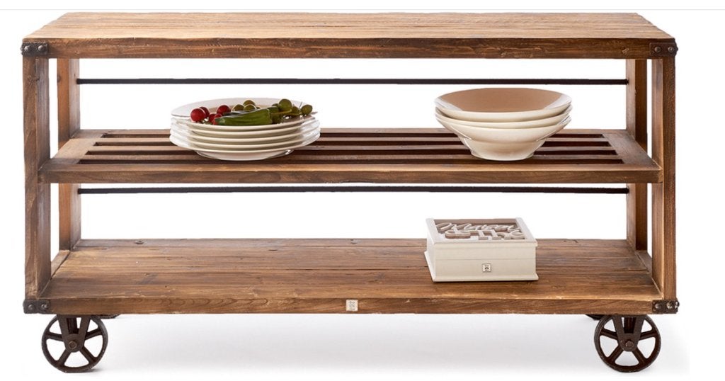 Riviera Maison Display Cabinet Low., Ophalen, 50 tot 100 cm, Zo goed als nieuw, 150 tot 200 cm