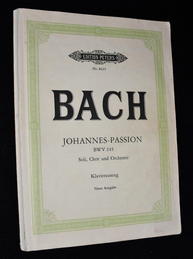 Bach - Johannes Passion - BWV 245 - Soli, Chor Und Orchester, Gebruikt, Klassiek, Ophalen of Verzenden, Artiest of Componist