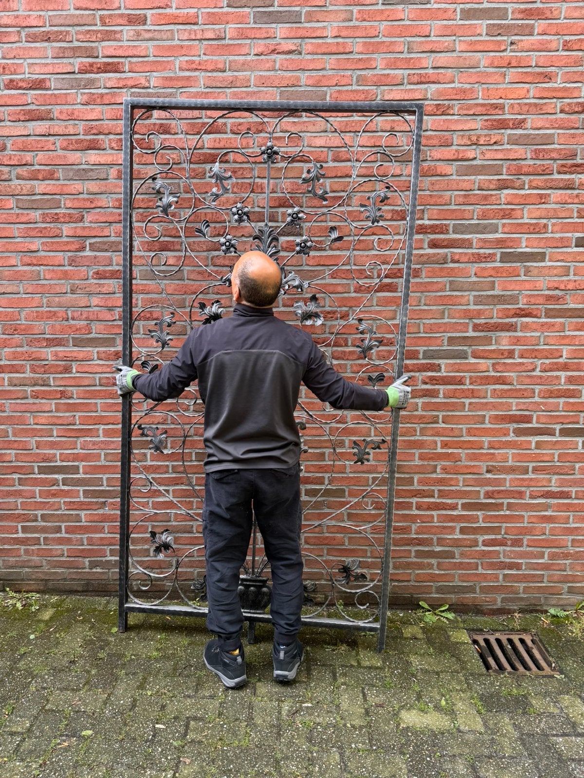 Hekwerk 220x110cm €275,-, Ophalen, IJzer, Sierhekwerk