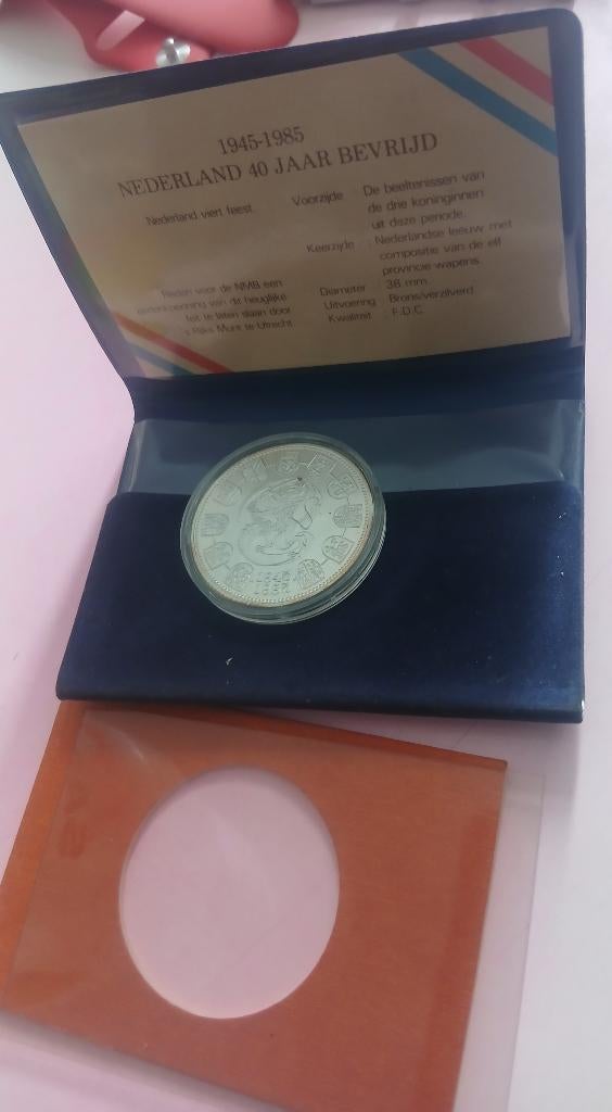 40jaar bevrijd, Ophalen, Nederland, Munten
