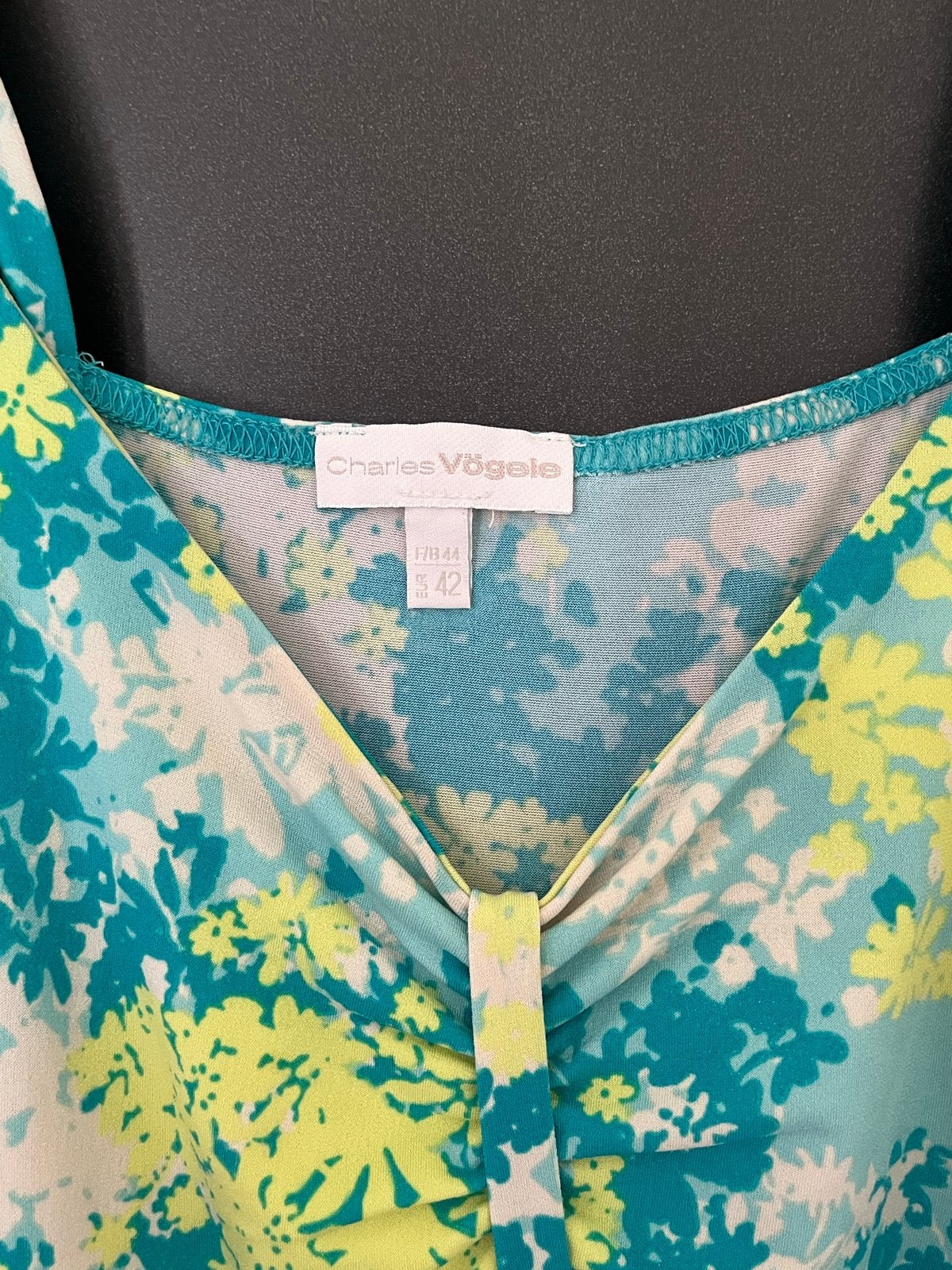 Charles Vögele Zomerjurk Maat 42 Bloemenprint, Kleding | Dames, Meerkleurig, Maat 42/44 (L), Ophalen of Verzenden, Zo goed als nieuw