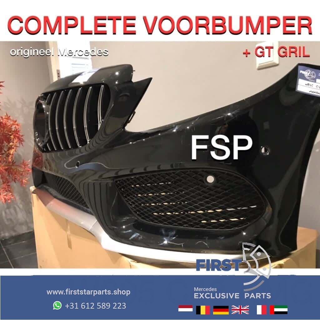 W205 C205 S205 C43 AMG VOORBUMPER COMPLEET+ GT GRIL Mercedes
