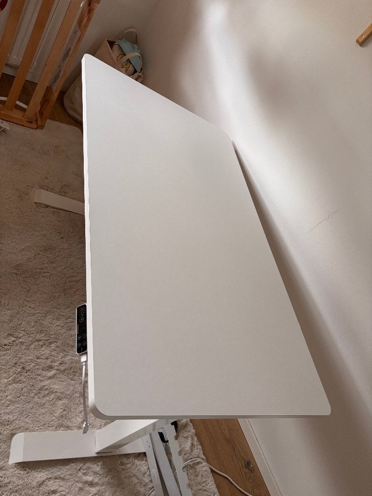 Flexispot Tafelblad Wit - 140x80cm [alleen spaanplat], Ophalen, Overige typen, Gebruikt, Spaanplaat of MDF